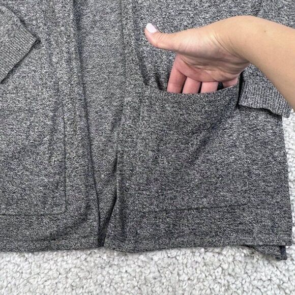 Susana Monaco Lightweight Cotton Cardigan Sweater Gray - Picture 8 of 10